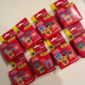 Reward Sticker Bundle 8 -  Packs 1440 Total Stickers NEW (h/o/x)